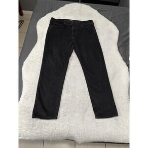 Express Mens Slim Black Denim Jeans Size 36x30 Act (36x28) Pants‎ Hyper Stretch